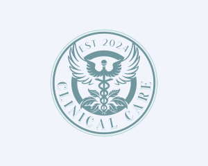 Caduceus Hospital Wellness logo design