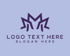 Letter An - Modern Consultant Agency Letter M logo design