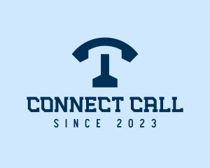 Call - Telephone Telecommunication Phone logo design