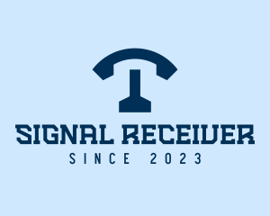 Receiver - Telephone Telecommunication Phone logo design