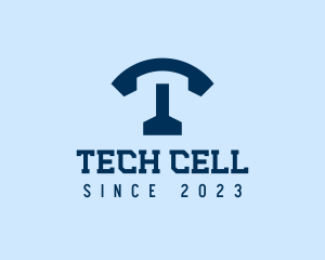 Cellular - Telephone Telecommunication Phone logo design