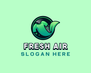 Leaf Shirt Clean logo design