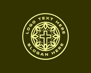 Holy Cross Church logo design