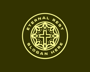 Funeral - Holy Cross Church logo design