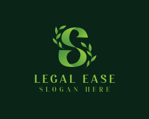 Organic Natural Letter S Logo