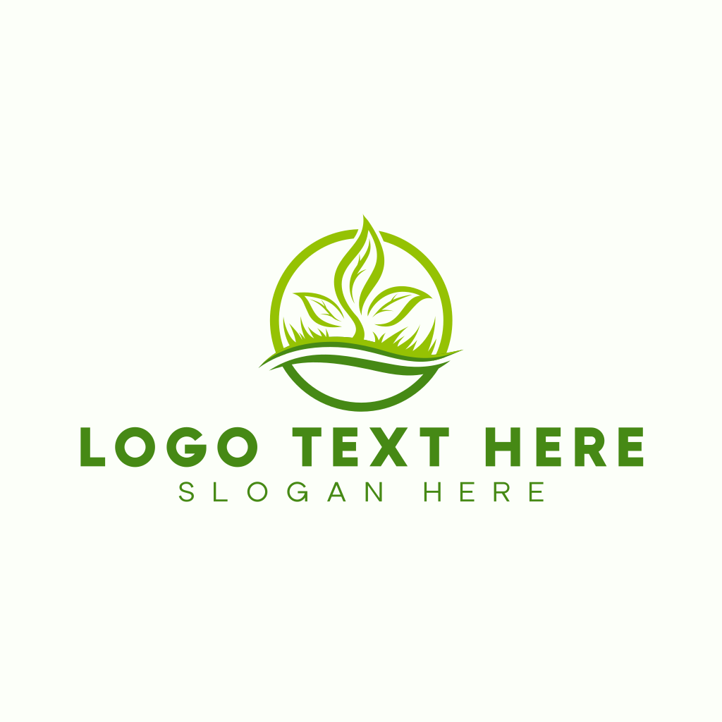 Leaf Grass Lawn Logo | BrandCrowd Logo Maker