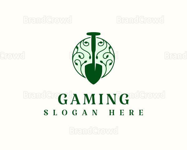 Botanical Garden Shovel Logo