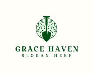 Botanical Garden Shovel Logo