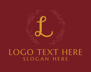 Lettering - Elegant Wedding Event Planner logo design