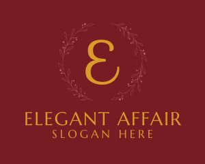 Elegant Wedding Event Planner logo design