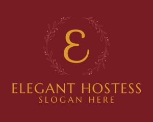 Elegant Wedding Event Planner logo design