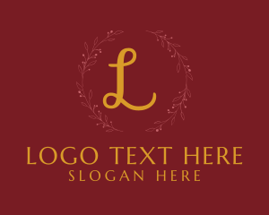 Elegant Wedding Event Planner logo design