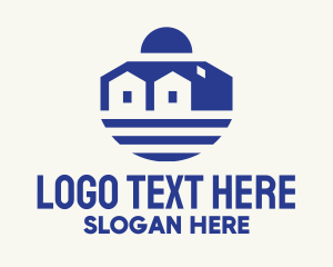 Lake - Mediterranean House Seaside logo design