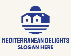 Mediterranean - Mediterranean House Seaside logo design