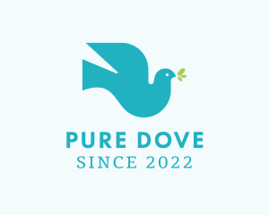 Dove Bird Peace Freedom logo design