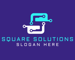 Technology Software Letter S  logo design