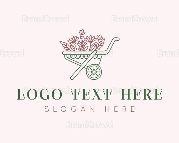 Garden Flower Cart Logo