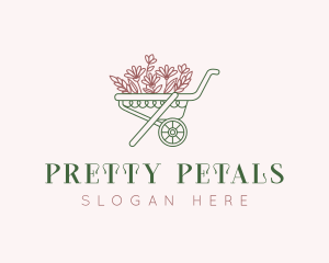 Garden Flower Cart Logo