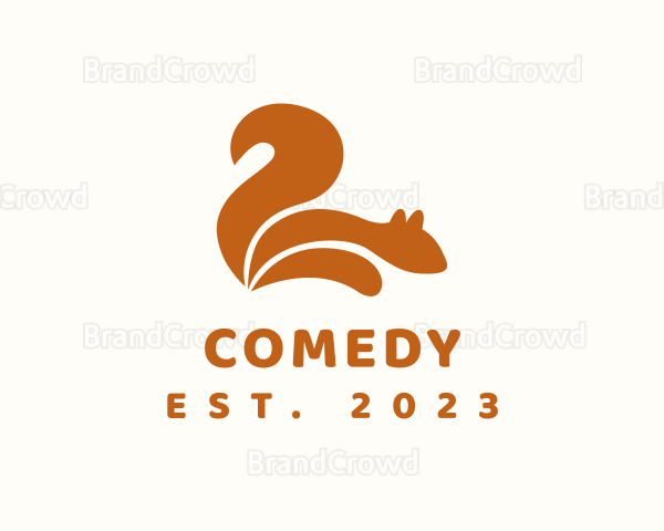 Animal Squirrel Tail Logo