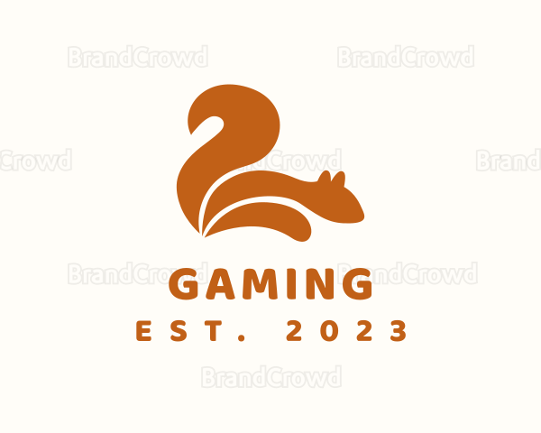 Animal Squirrel Tail Logo