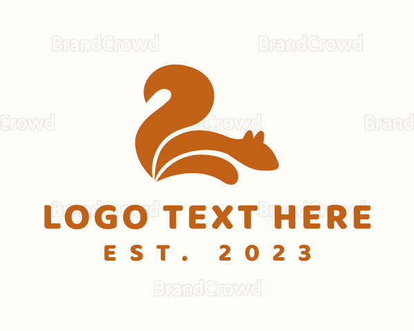 Animal Squirrel Tail Logo