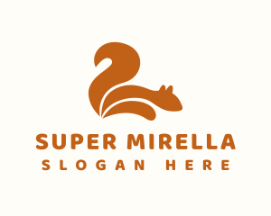Animal Squirrel Tail Logo