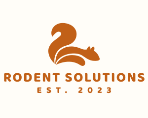 Animal Squirrel Tail logo design