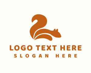 Animal Squirrel Tail Logo