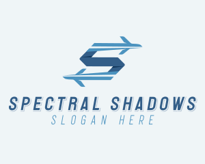 Plane Forwarding Letter S logo design