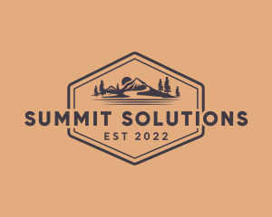 Mountain Summit Adventure logo design