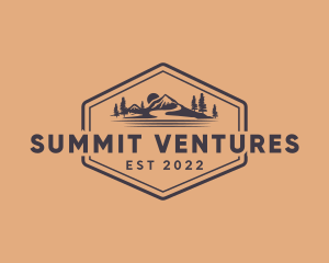 Mountain Summit Adventure logo design