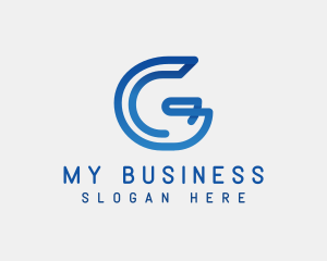 Digital Gradient Letter G Logo