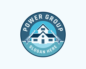 Pressure Wash House Maintenance logo design