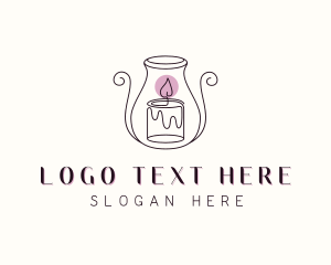 Home Decor - Decor Candle Holder Vase logo design