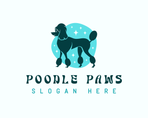 Poodle Pet Grooming logo design