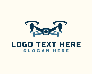 Surveillance - Camera Drone Photography logo design