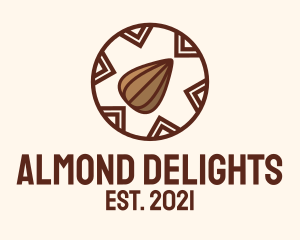 Almond - Almond Nut Farm logo design