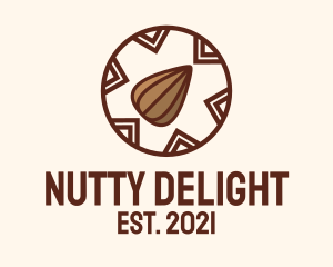 Hazelnut - Almond Nut Farm logo design