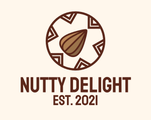 Almond Nut Farm  logo design