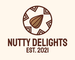 Nuts - Almond Nut Farm logo design