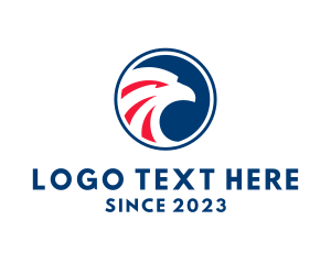 Election - American Eagle Badge logo design