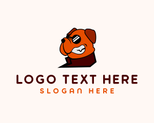 Domesticated Animal - Dog Shades Pet Shop logo design