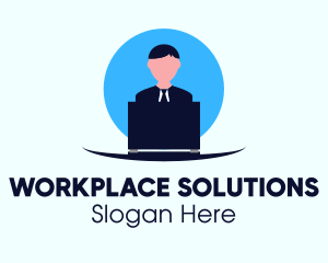 Office - Stay Home Office logo design