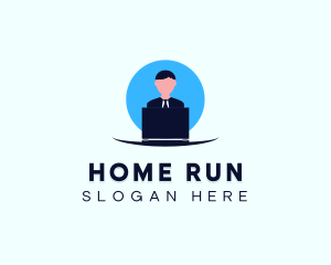 Stay Home Office logo design