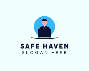 Stay Home Office logo design