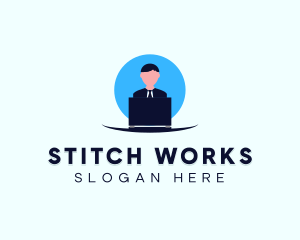 Stay Home Office logo design