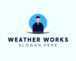 Stay Home Office logo design