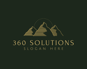 Golden Mountain Range logo design