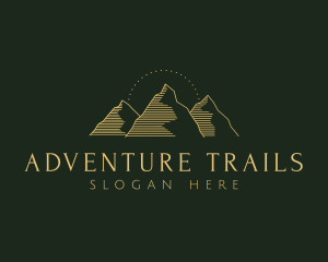 Golden Mountain Range logo design