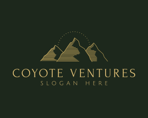 Golden Mountain Range logo design